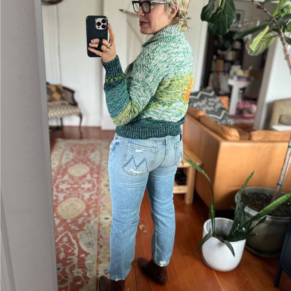 MOTHER SUPERIOR 👖 High Waisted The Confession Straight Legged Cropped Jeans! - Picture 14 of 16